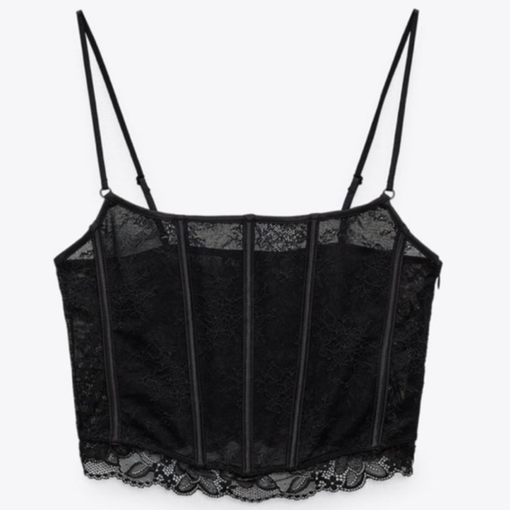 ZARA Lace Corset Top
